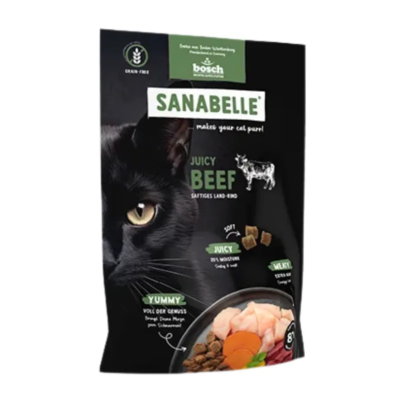 Sanabelle Juicy (Санабелль Джуйси) корм для кошек с говядиной